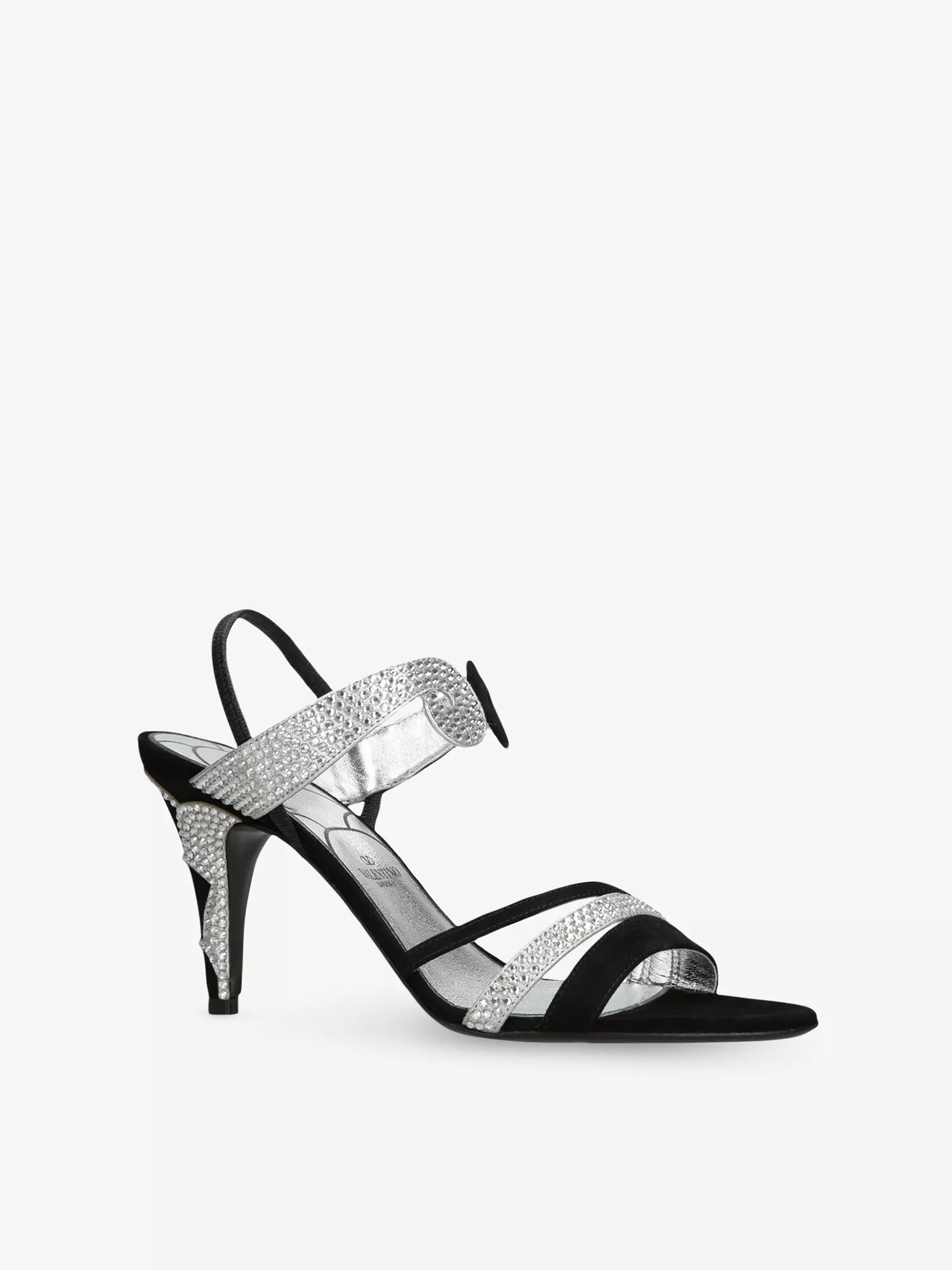 L'une Et L'autre Suede Heeled Sandals