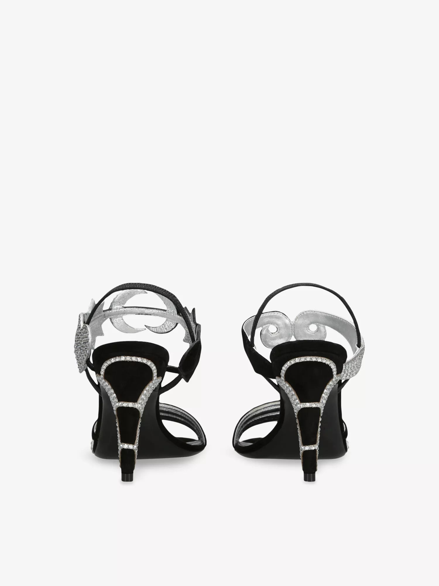 L'une Et L'autre Suede Heeled Sandals