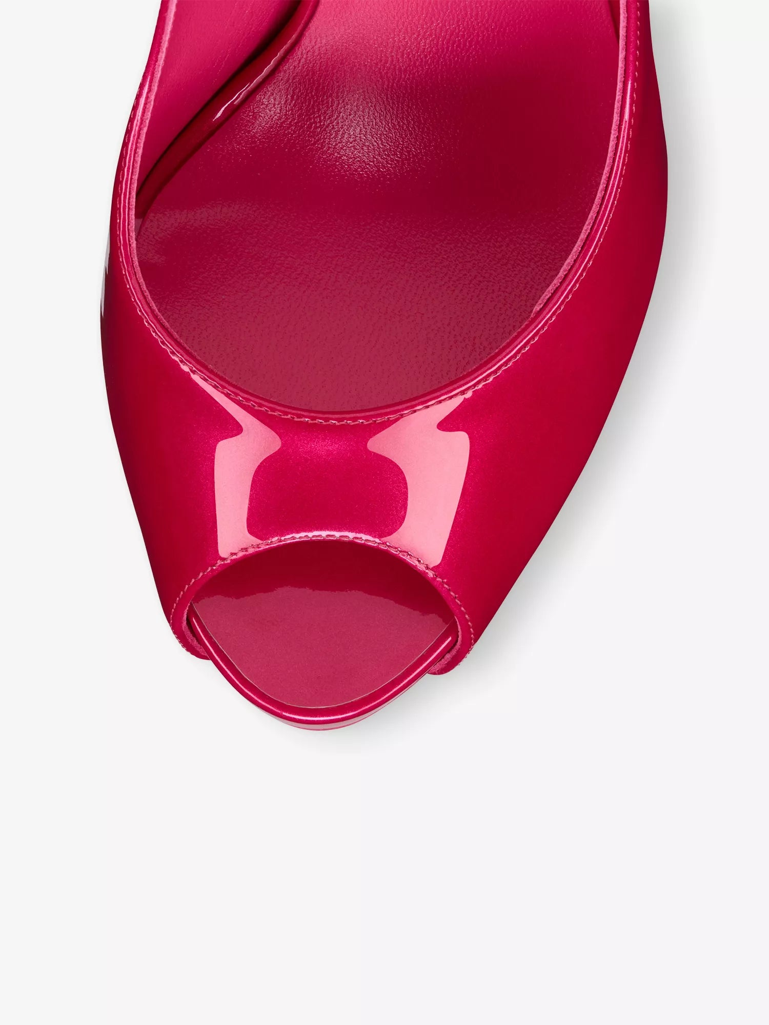 Hot Chick Alta 120 Patent-Leather Heeled Courts