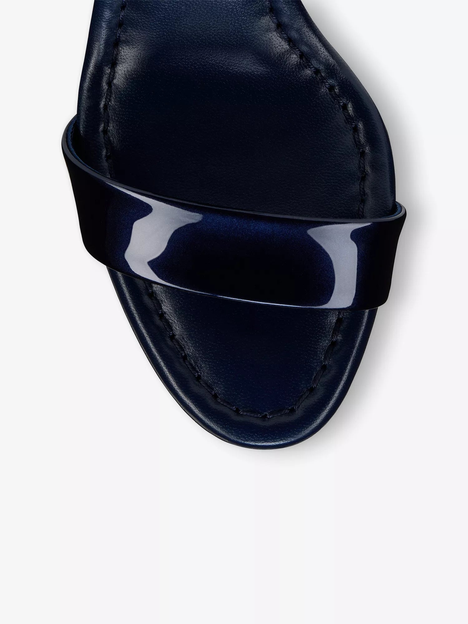 Miss Jane 85 Patent-Leather Heeled Sandals