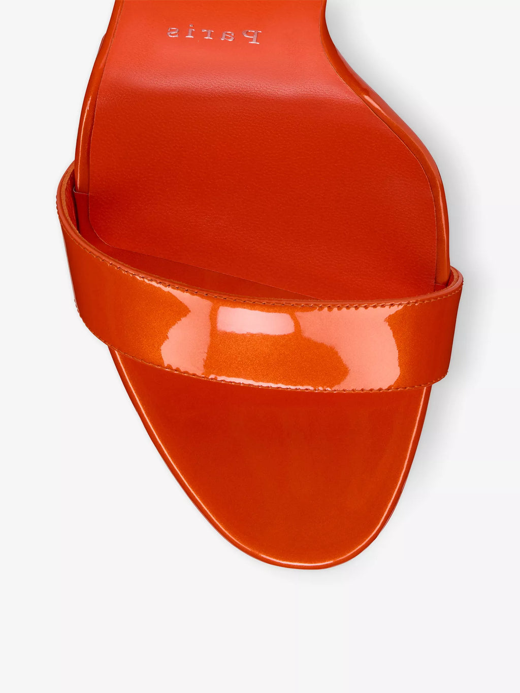 CHRISTIAN LOUBOUTIN Miss Z 120 Patent-Leather Sandals