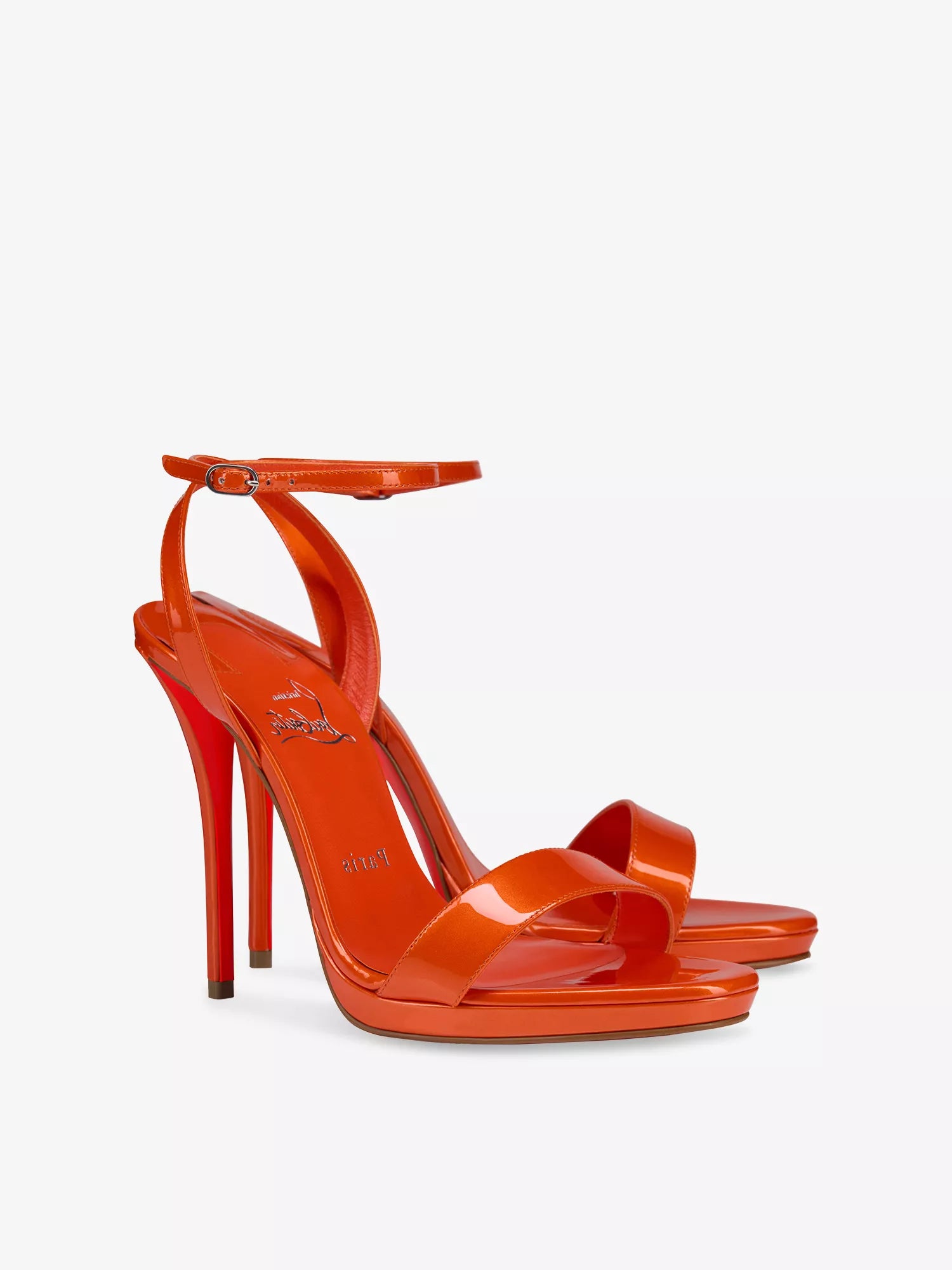 CHRISTIAN LOUBOUTIN Miss Z 120 Patent-Leather Sandals