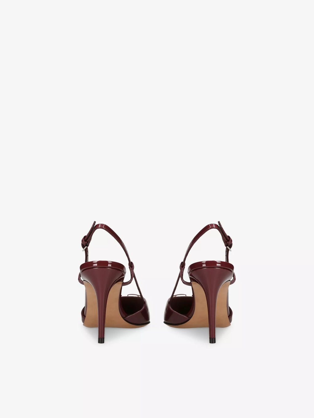 Vlogo Signature 80 Patent-Leather Slingback Courts
