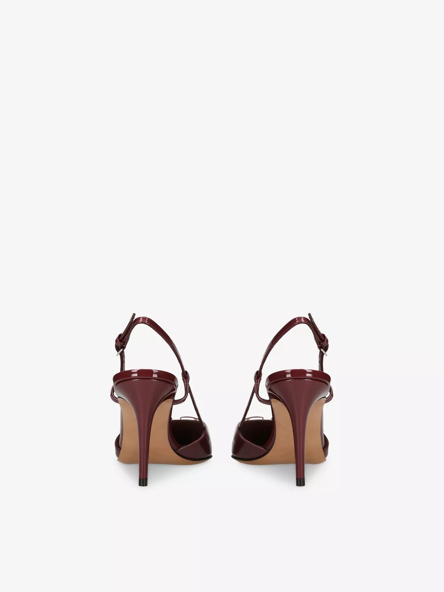 Vlogo Signature 80 Patent-Leather Slingback Courts