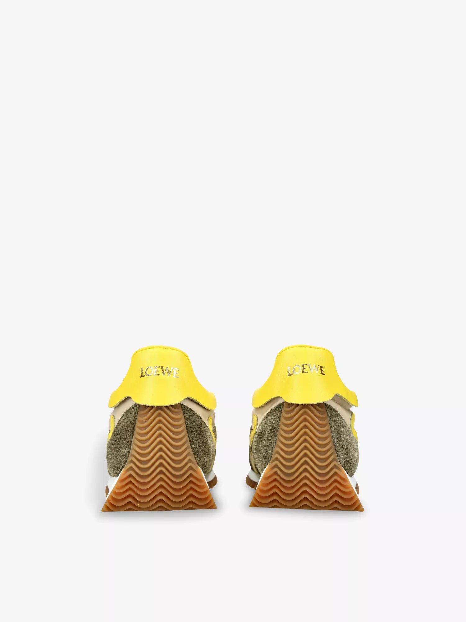 LOEWE &nbsp;Flow Runner Suede And Shell Low-Top Trainers