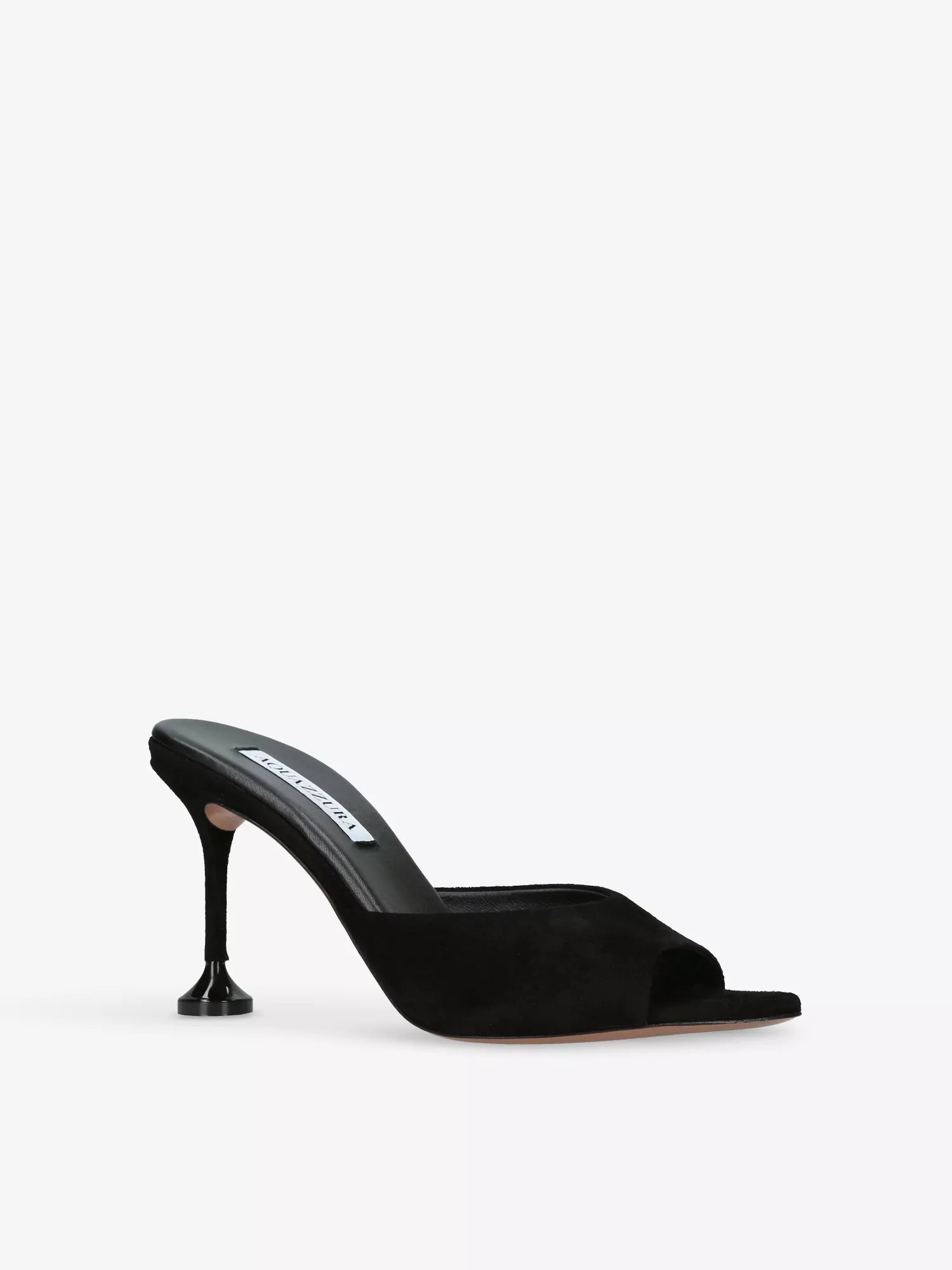 AQUAZZURA Bisous 85 Suede Mules