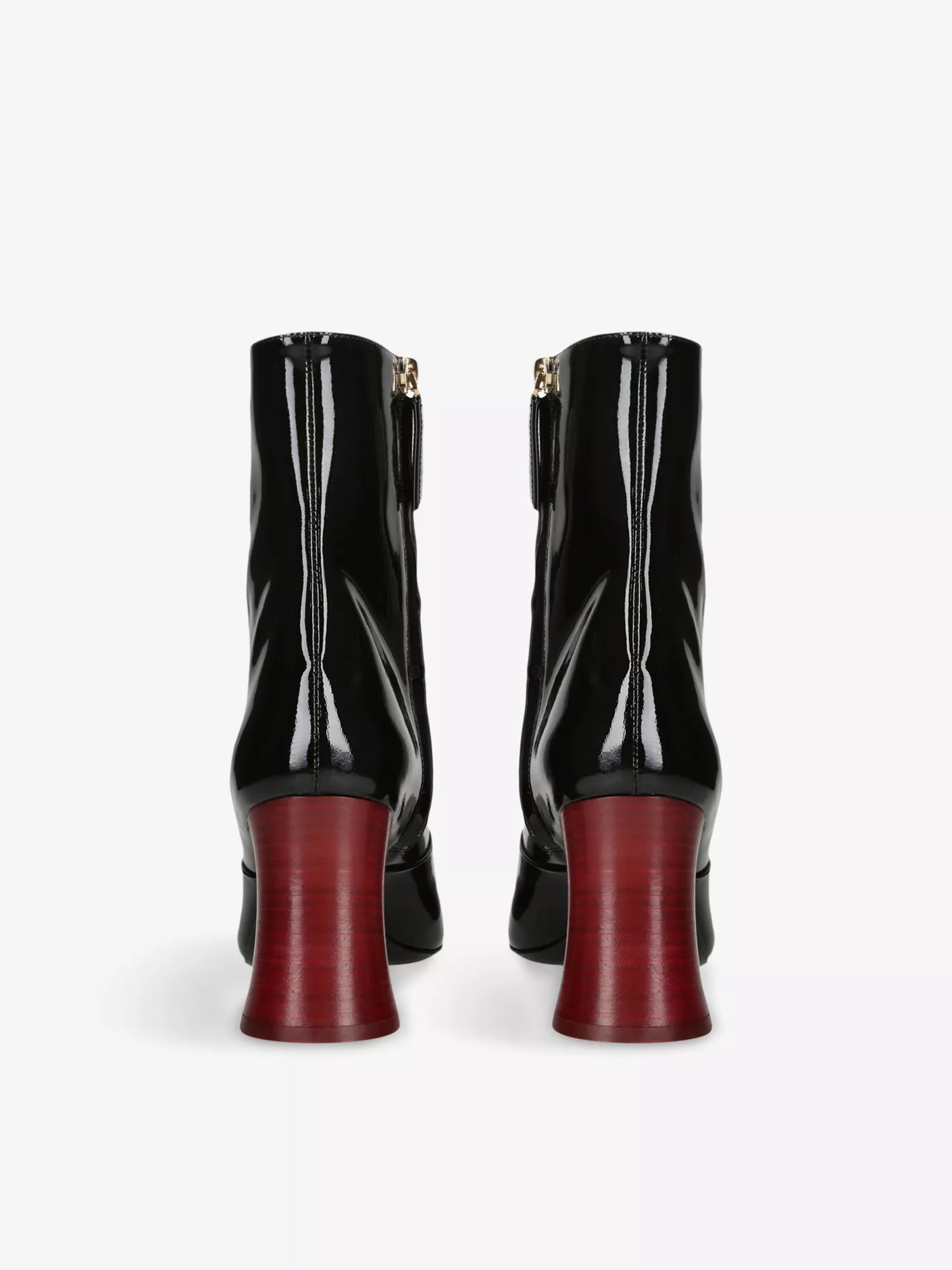 CHLOE  Janis Patent-Leather Heeled Ankle Boots