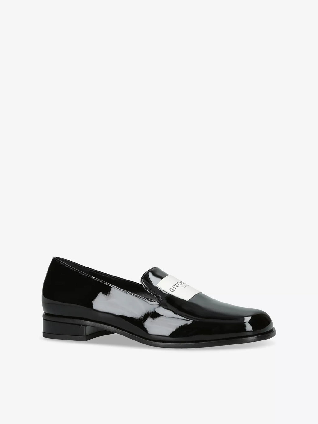 GIVENCHY Logo Patent-Leather Loafers