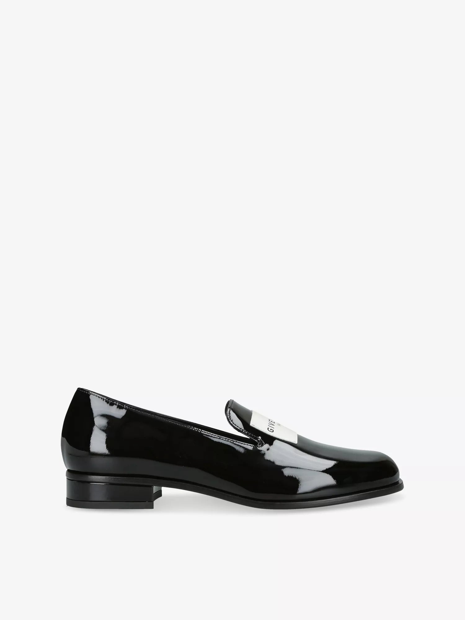 GIVENCHY Logo Patent-Leather Loafers