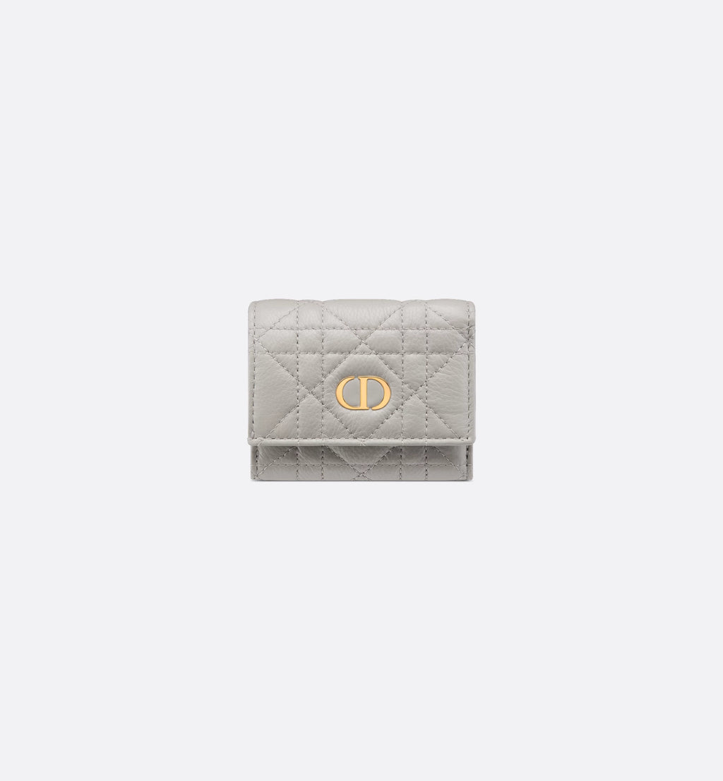 Dior Caro Hibiscus L-Zip Wallet 