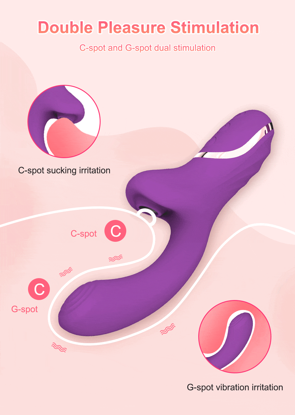 Clit Sucking Rabbit Vibrator | Clit and G Spot 2 in 1