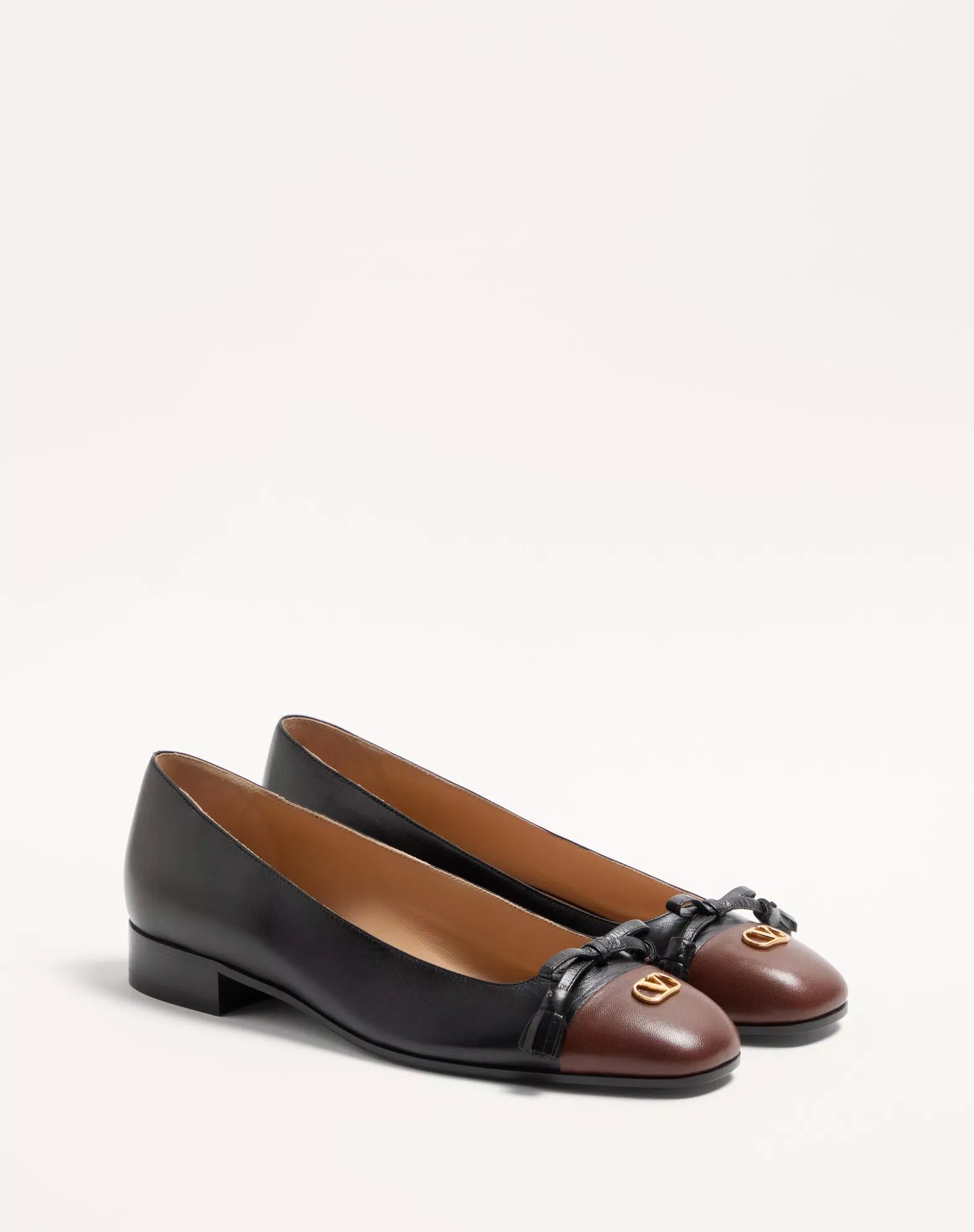 Valentino Valet Du Roi Kidskin Ballerina 25mm