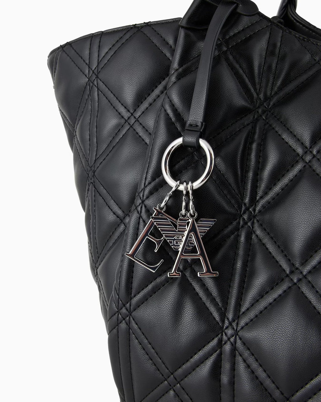 Sac cabas oversize effet cuir nappa matelassé ARMANI 