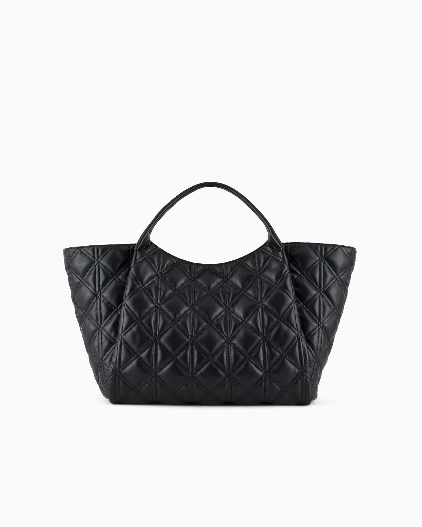 Sac cabas oversize effet cuir nappa matelassé ARMANI 