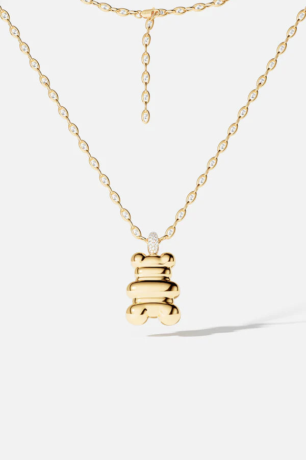 Collier chaîne XL Loulou Yummy Bear d'APM Monaco