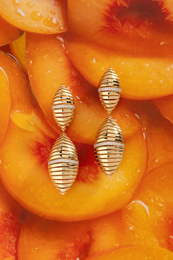 Boucles d'oreilles en rayonne de soleil APM Monaco