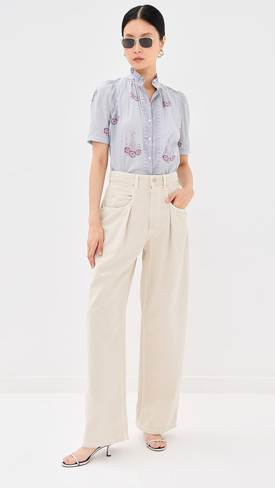 T-shirt Alix de Bohême Winn Pansy Sky