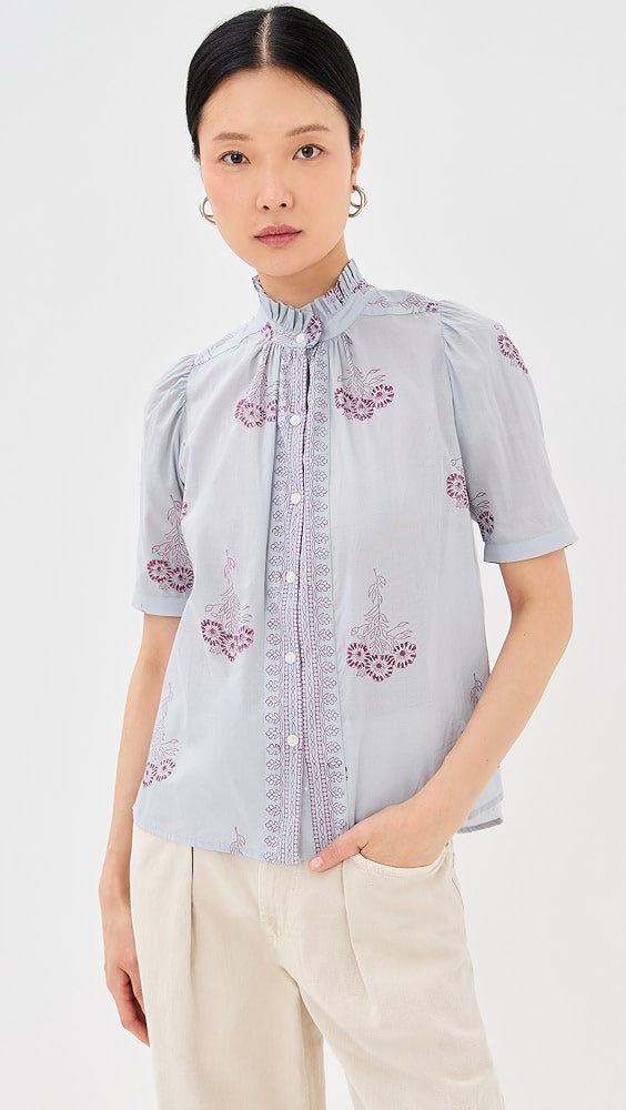 T-shirt Alix de Bohême Winn Pansy Sky
