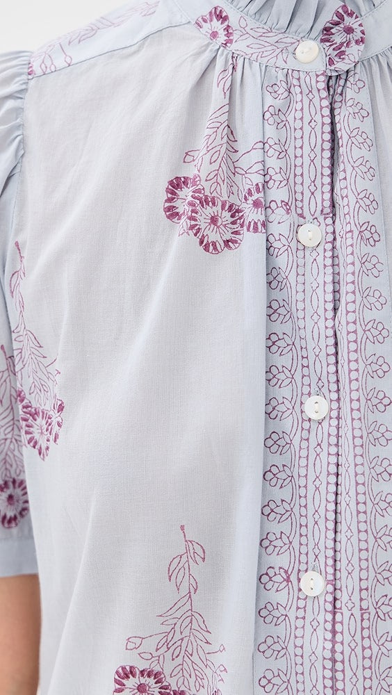 T-shirt Alix de Bohême Winn Pansy Sky