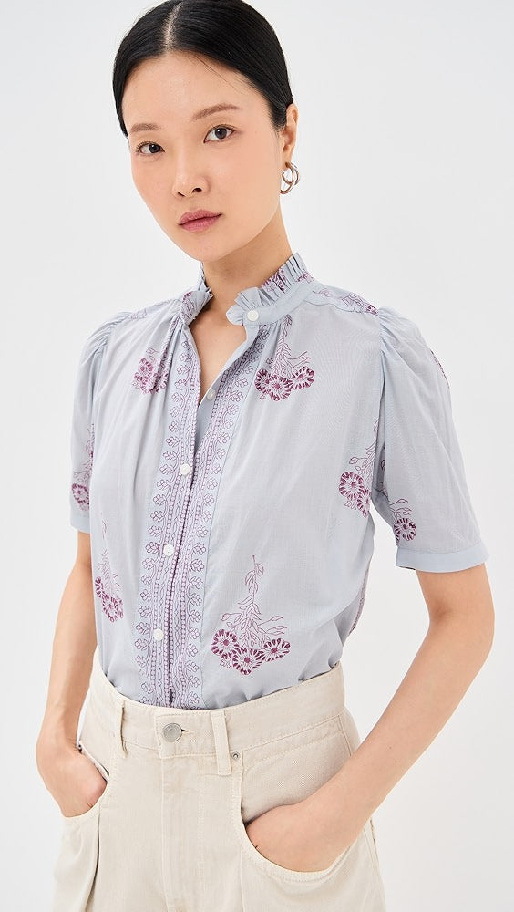 T-shirt Alix de Bohême Winn Pansy Sky