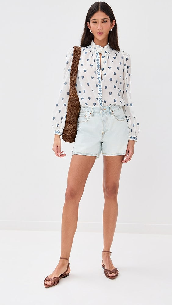 Chemise cœur indigo Annabel d'Alix of Bohemia
