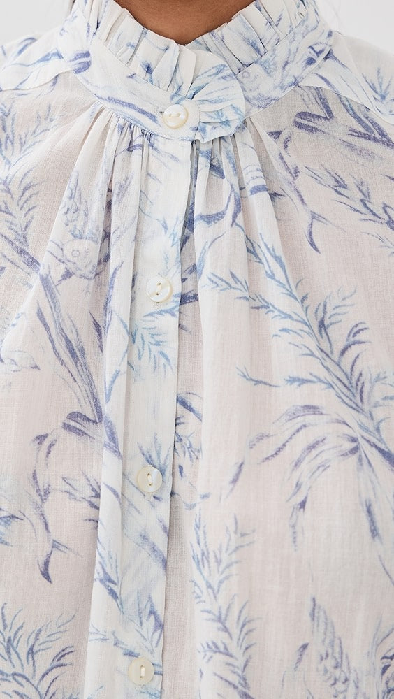Chemise en toile aviaire Annabel d'Alix de Bohême