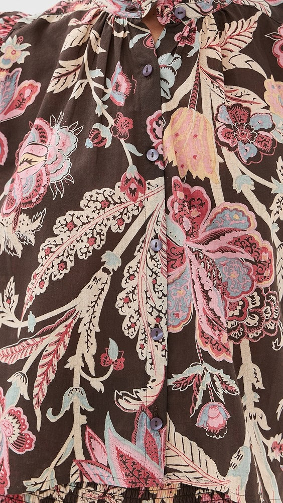 Chemise fleurie Winn Terra d'Alix of Bohemia