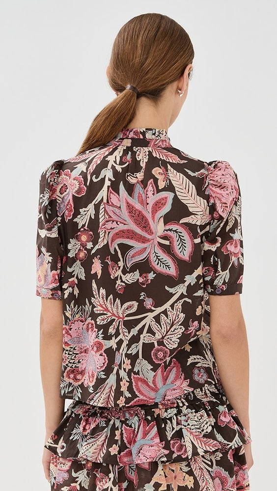 Chemise fleurie Winn Terra d'Alix of Bohemia