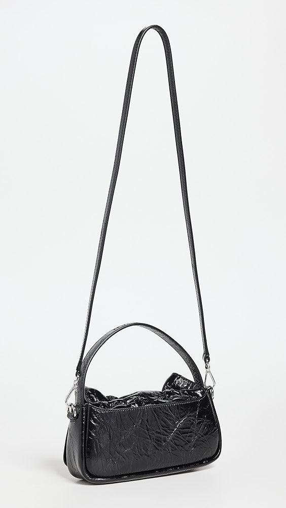 Sac micro-froissé verni multipoches Acne Studios