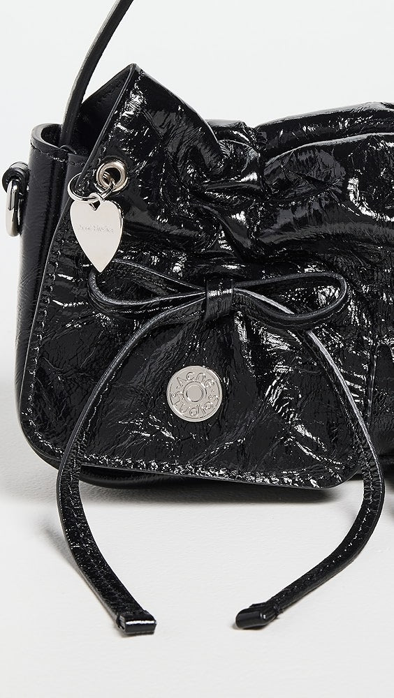 Sac micro-froissé verni multipoches Acne Studios