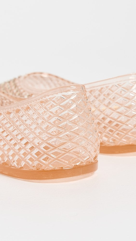 Sandales grecques antiques Iro Swarovski Crystal Jelly Flats Iro Swarovski Crystal Jelly Flats