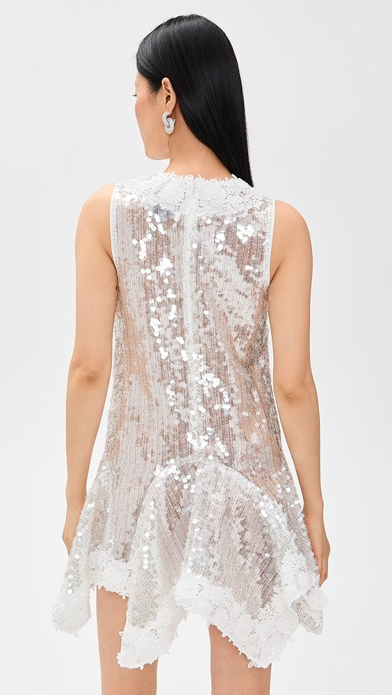 Robe de cocktail courte à sequins AKNVAS Esme
