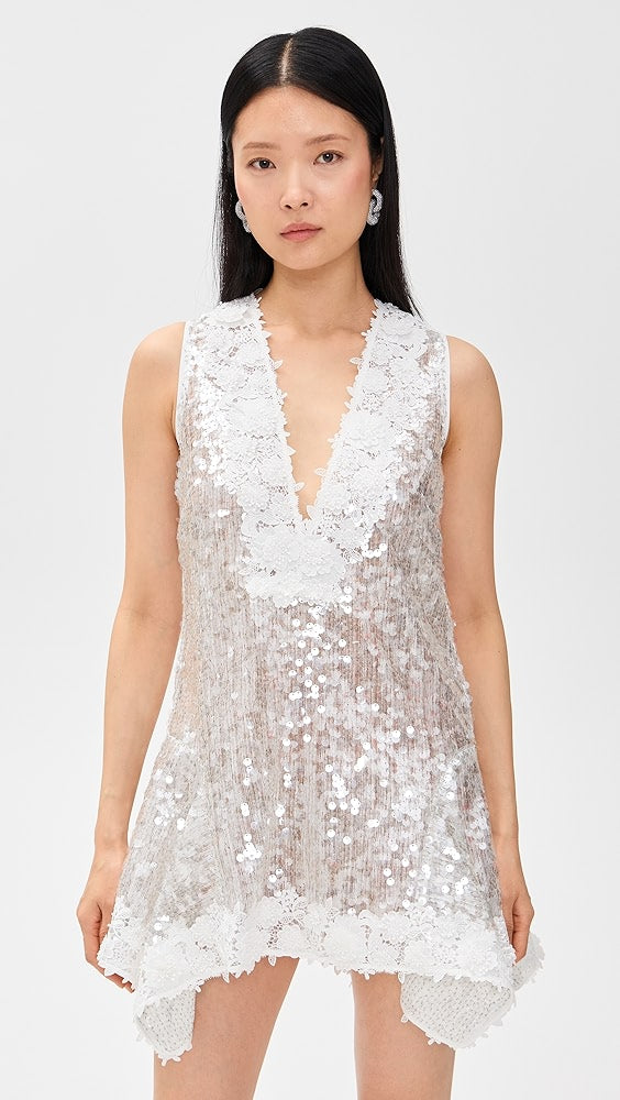 Robe de cocktail courte à sequins AKNVAS Esme