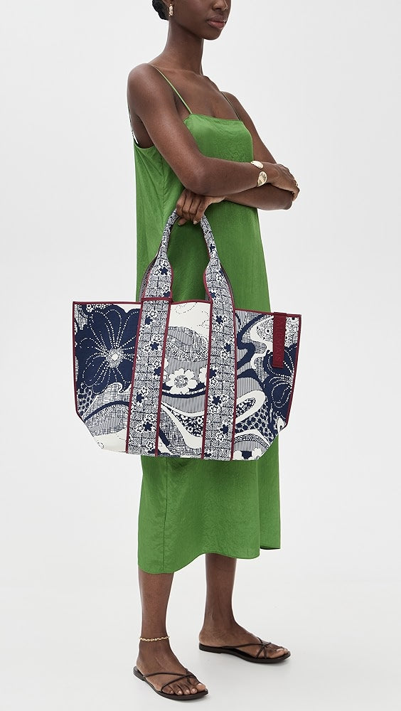 Sac de plage en jacquard Mickey ALÉMAIS