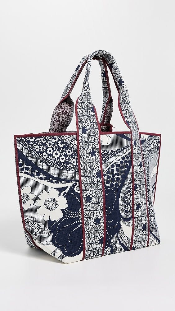 Sac de plage en jacquard Mickey ALÉMAIS