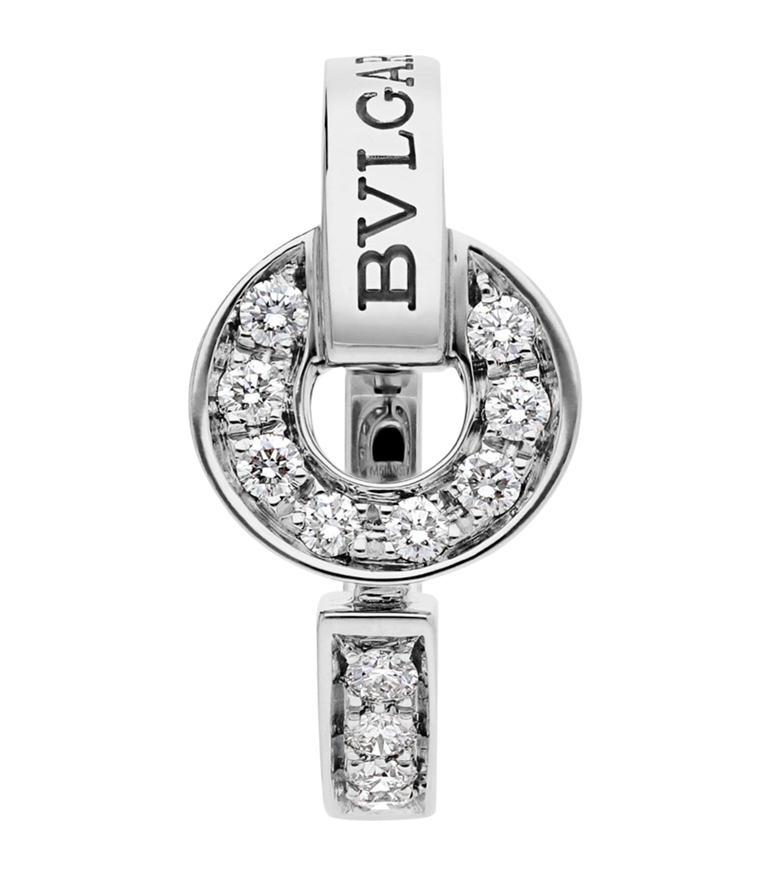 Bague BVLGARI en or blanc et diamants 