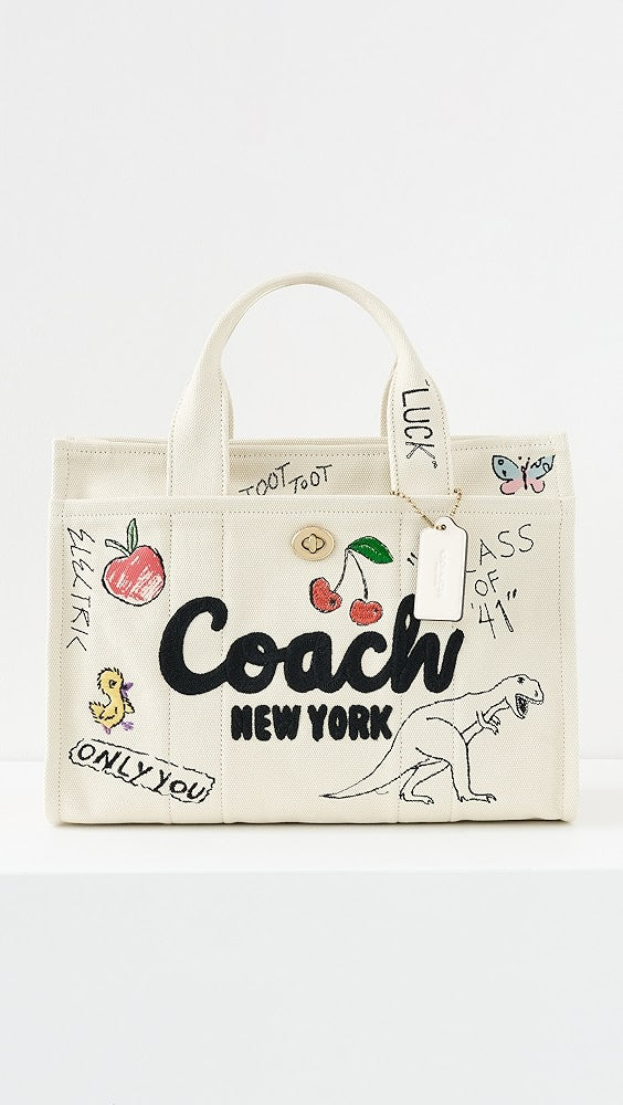 Coach Sketch Print Cargo Tote