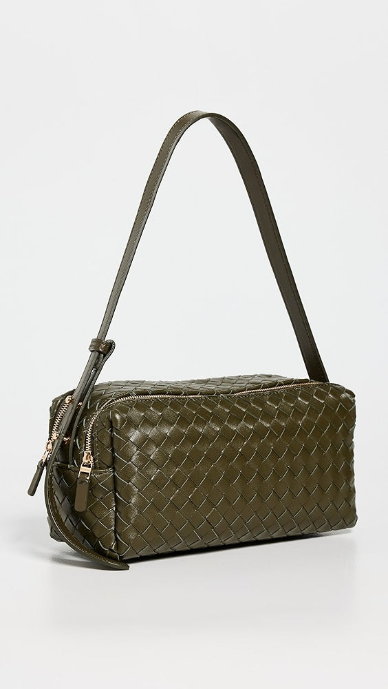 Sac à bandoulière en cuir tressé Elleme Trousse