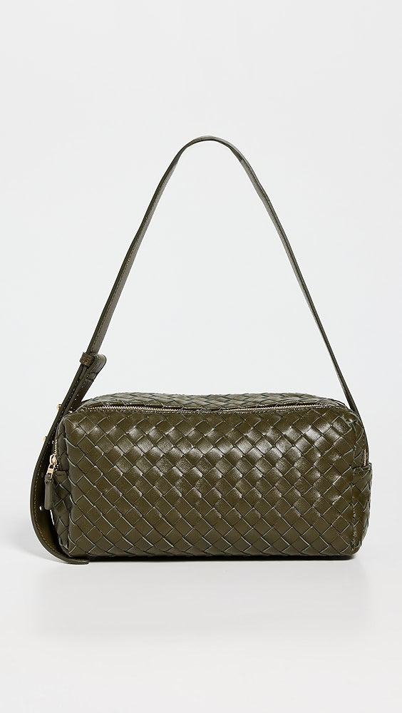 Sac à bandoulière en cuir tressé Elleme Trousse