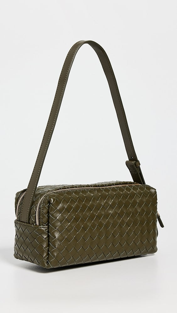 Sac à bandoulière en cuir tressé Elleme Trousse