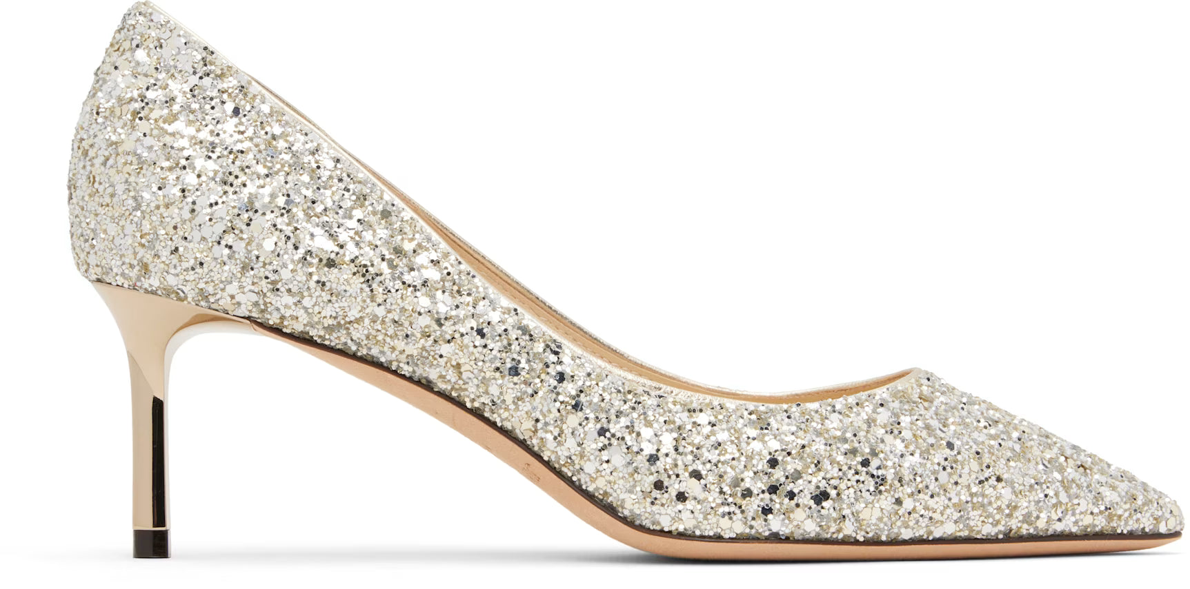 Jimmy Choo Silver Romy 60 Heels