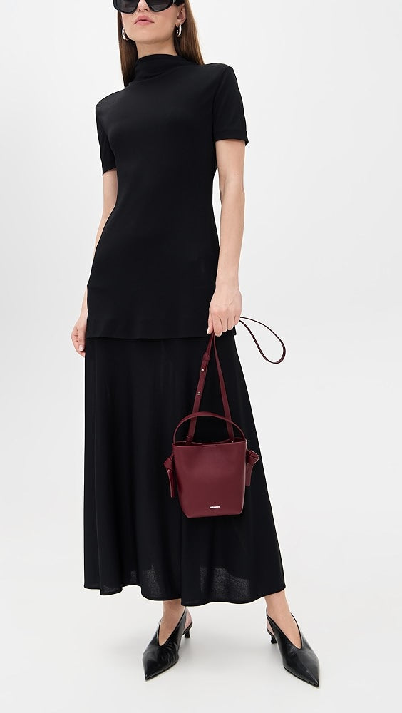 Mini sac hobo Knot de Jil Sander