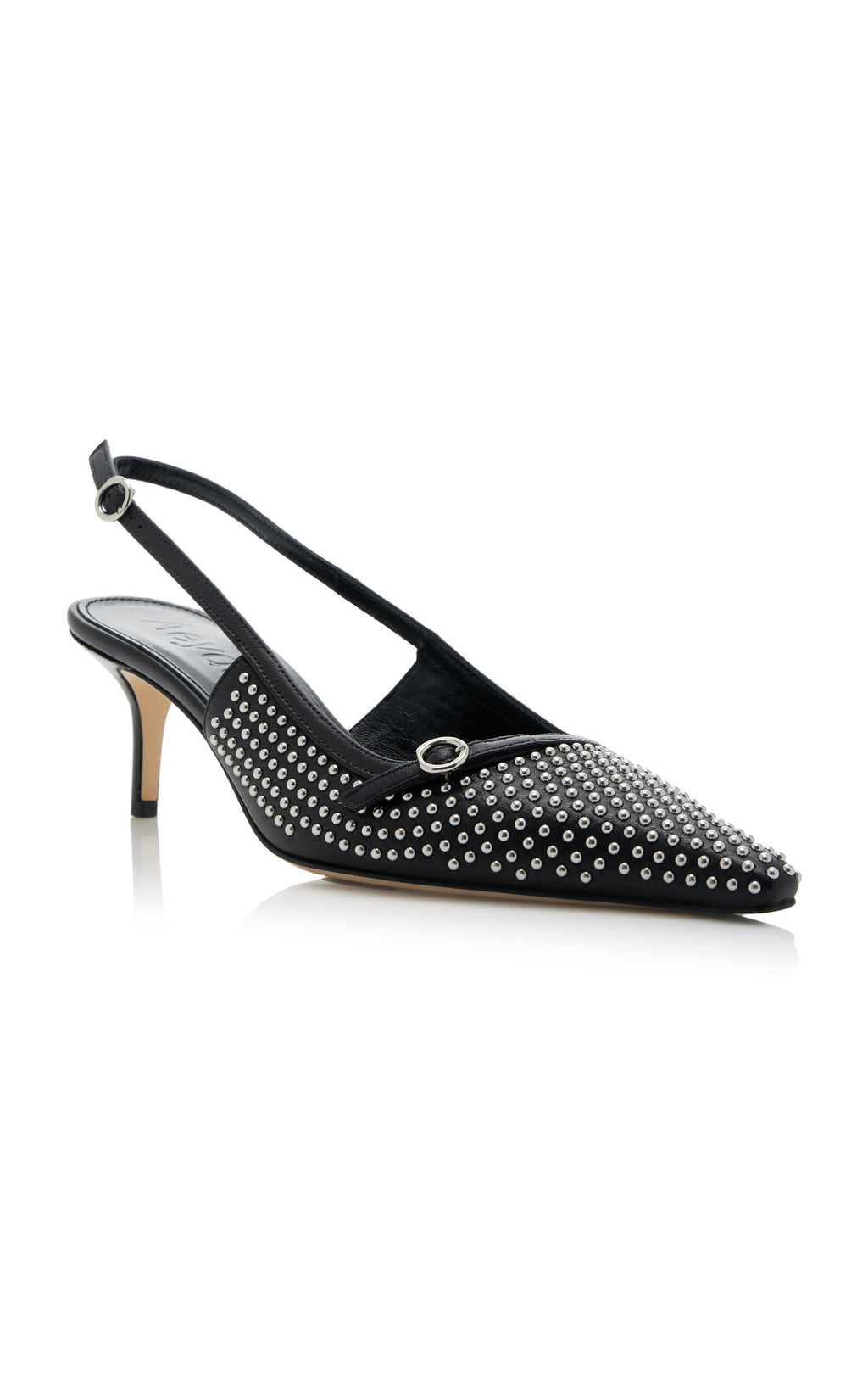 Escarpins à bride arrière en cuir clouté Aeyde Saba