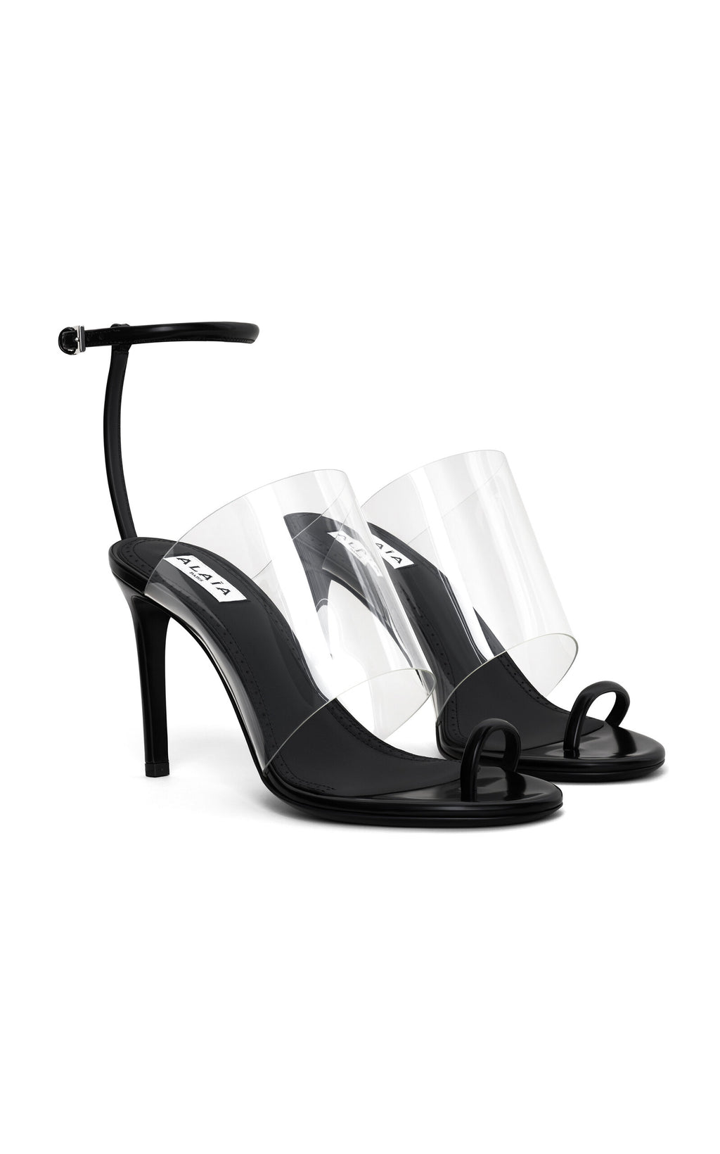 Sandales asymétriques en cuir PU ALAÏA