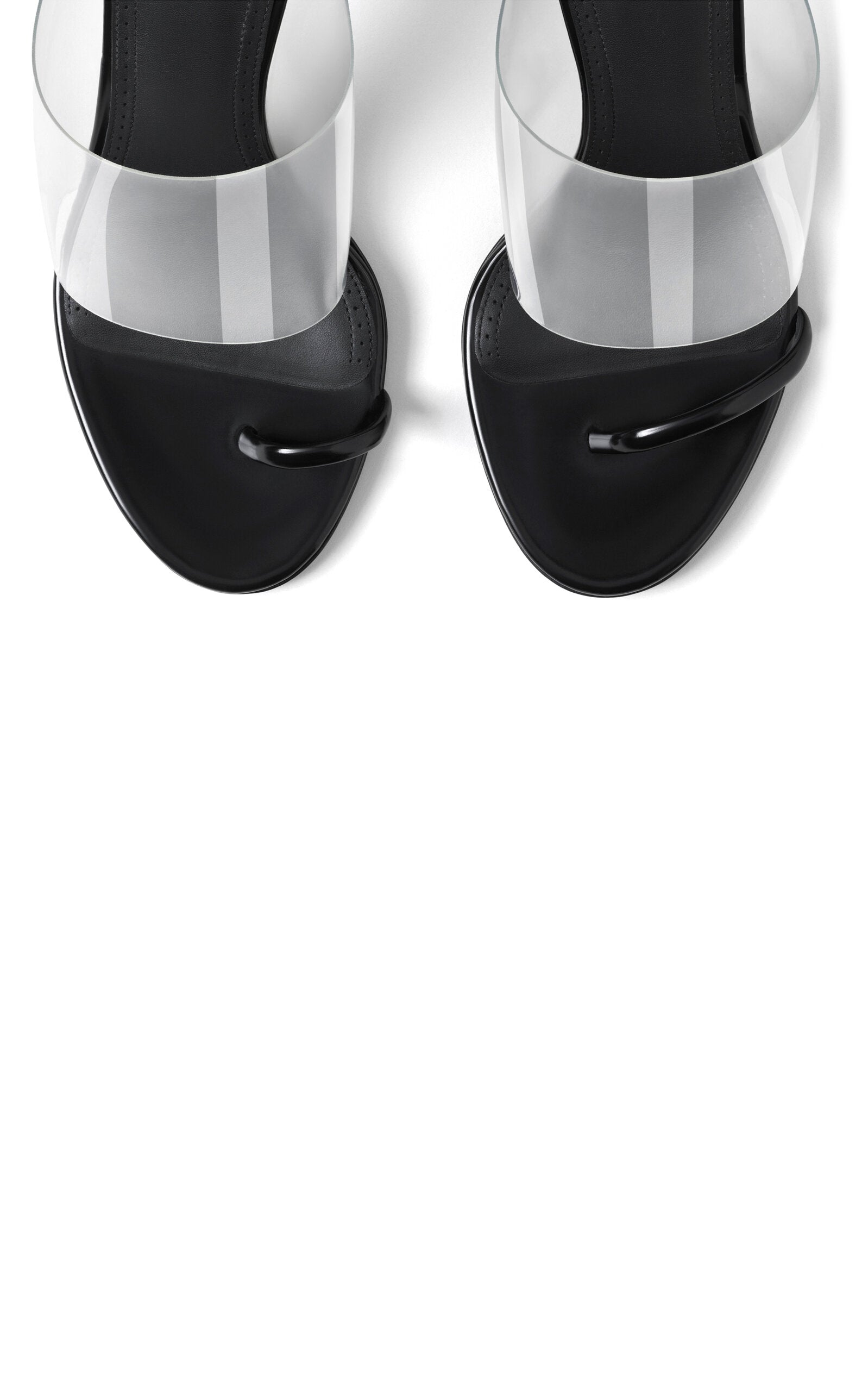 Sandales asymétriques en cuir PU ALAÏA