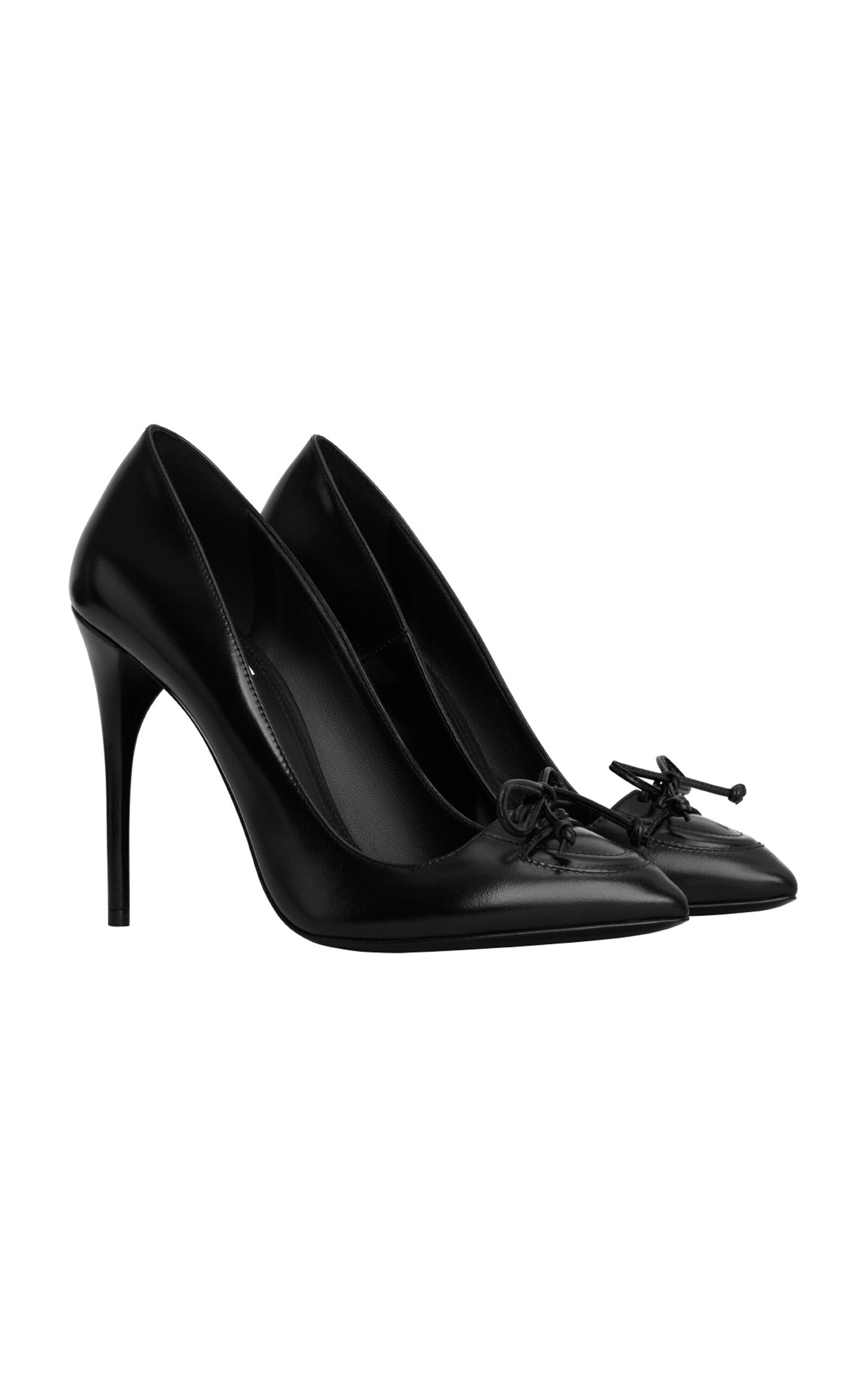 Escarpins en cuir à nœud ALAÏA
