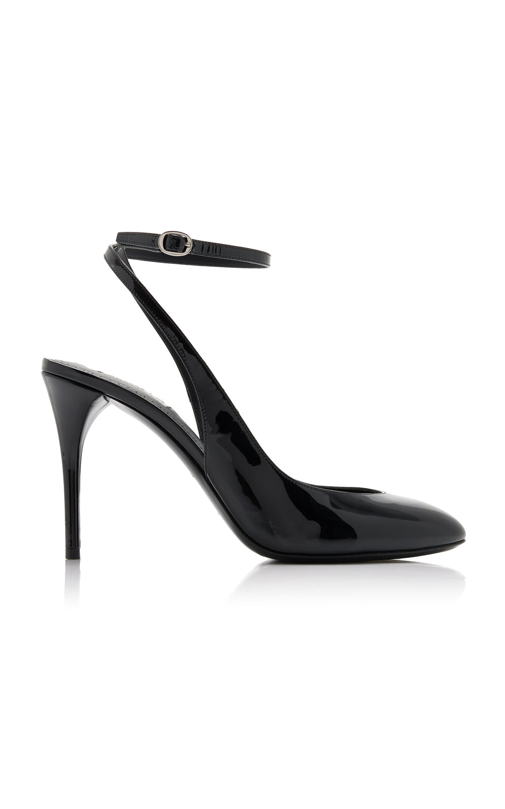 Escarpins à bride arrière en cuir verni ALAÏA