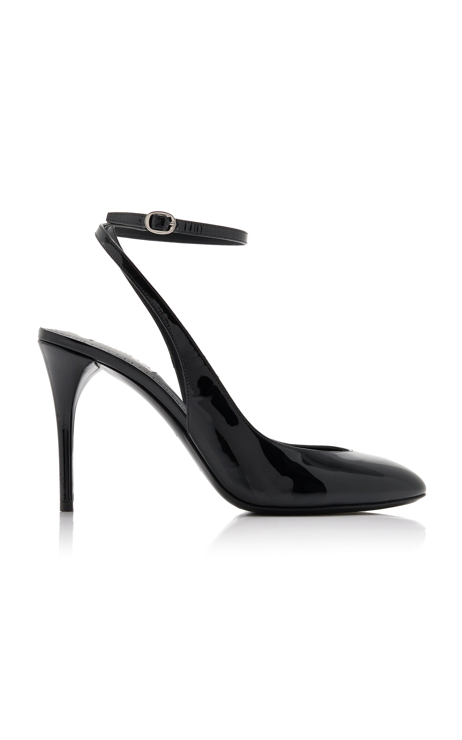 Escarpins à bride arrière en cuir verni ALAÏA