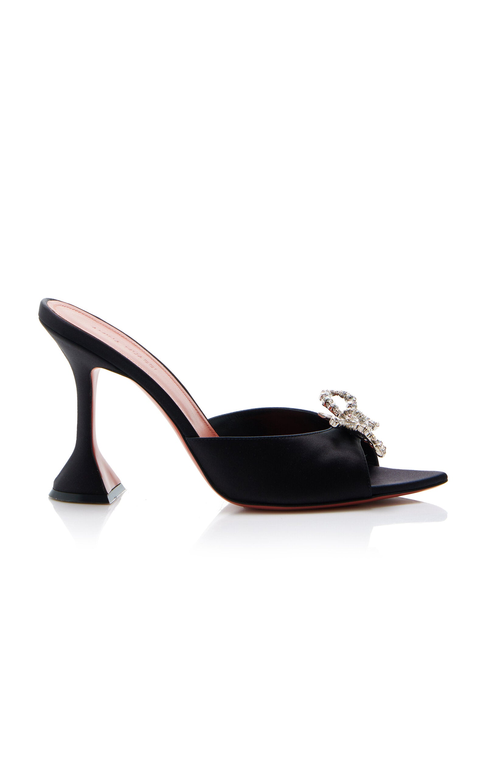 Amina Muaddi Rosie Satin Sandals