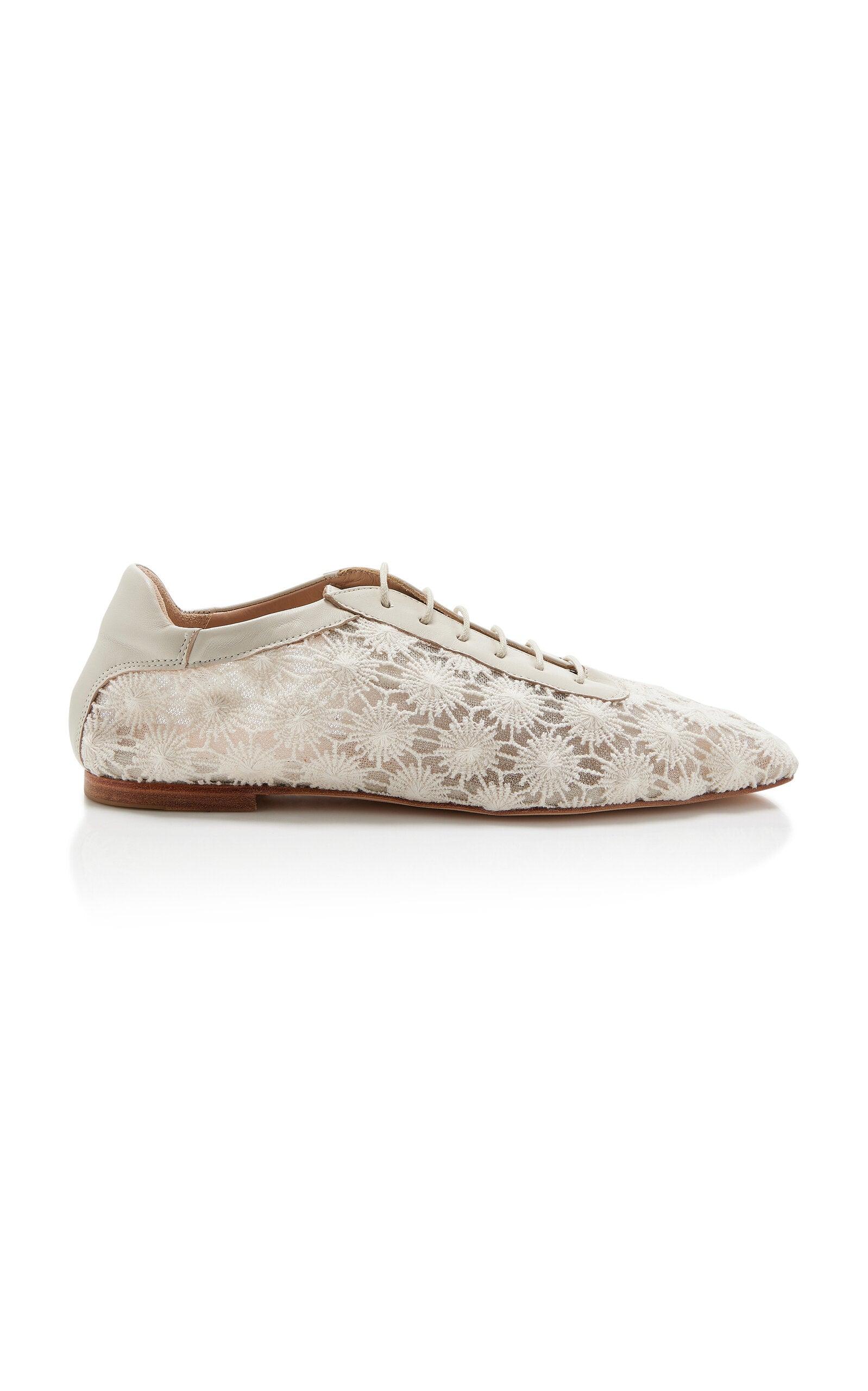 Chaussures Oxford Antonia en dentelle exclusives d'Andrea Gomez